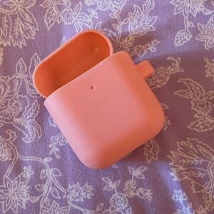 🌀First generation silicone pink AirPods Case